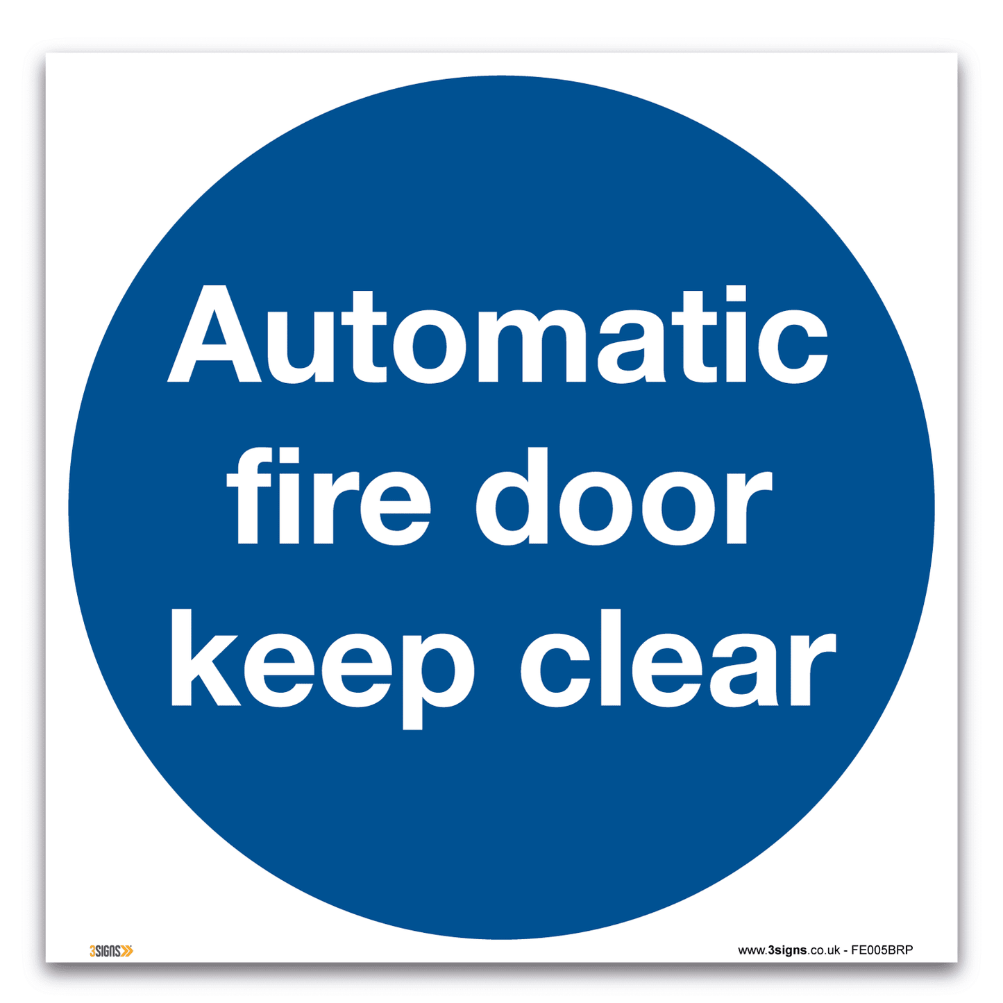 Automatic Fire Door Keep Clear Safety Signs Safety Sign