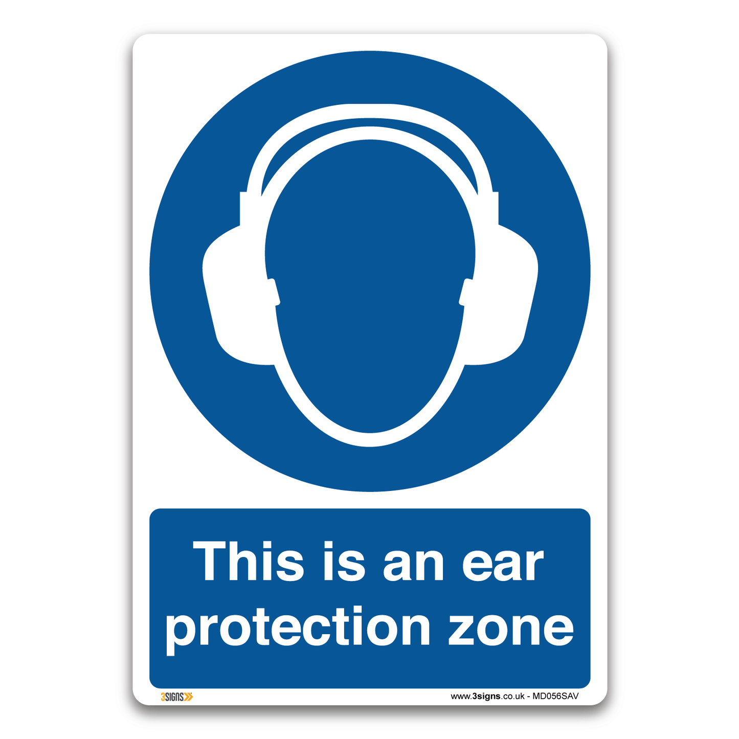 This Is An Ear Protection Zone Safety Sign