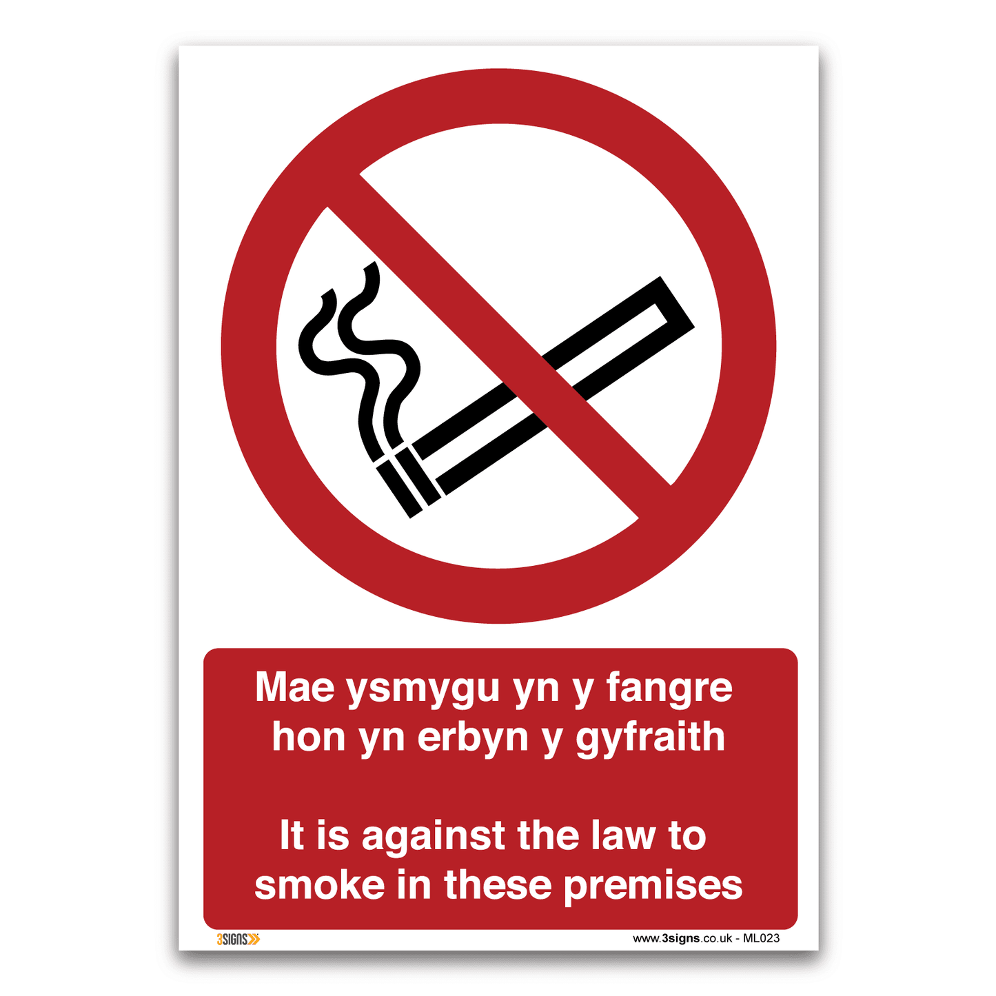 It Is Against The Law To Smoke In These Premises Prohibition Signs Safety Sign