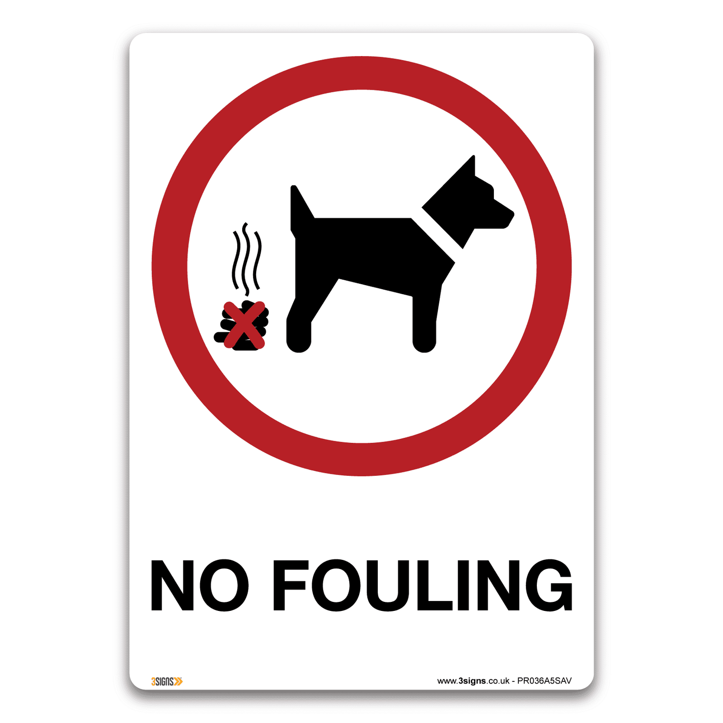 No Fouling Safety Sign Health And Safety