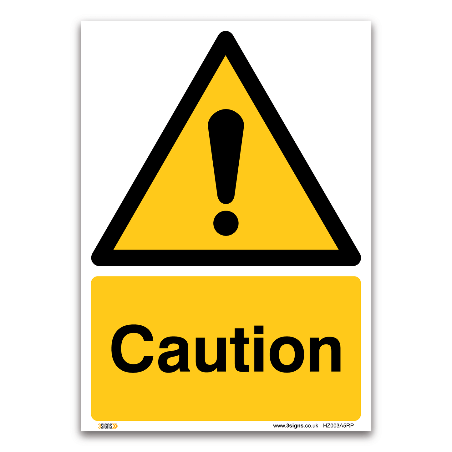 Caution – Education & Public Sector – Sign