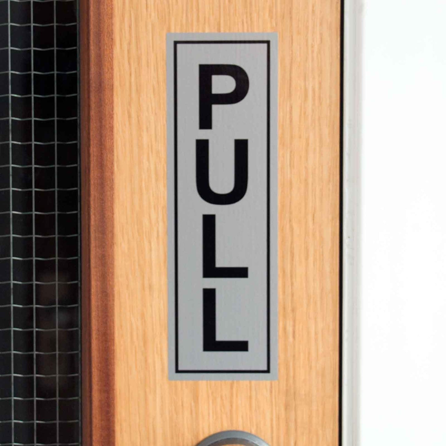 Push and Pull Door Sign Stickers
