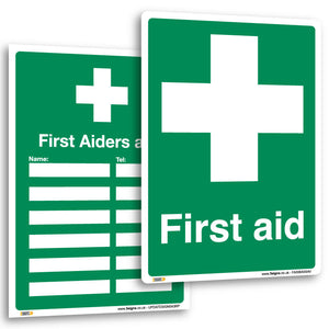 First aid signs