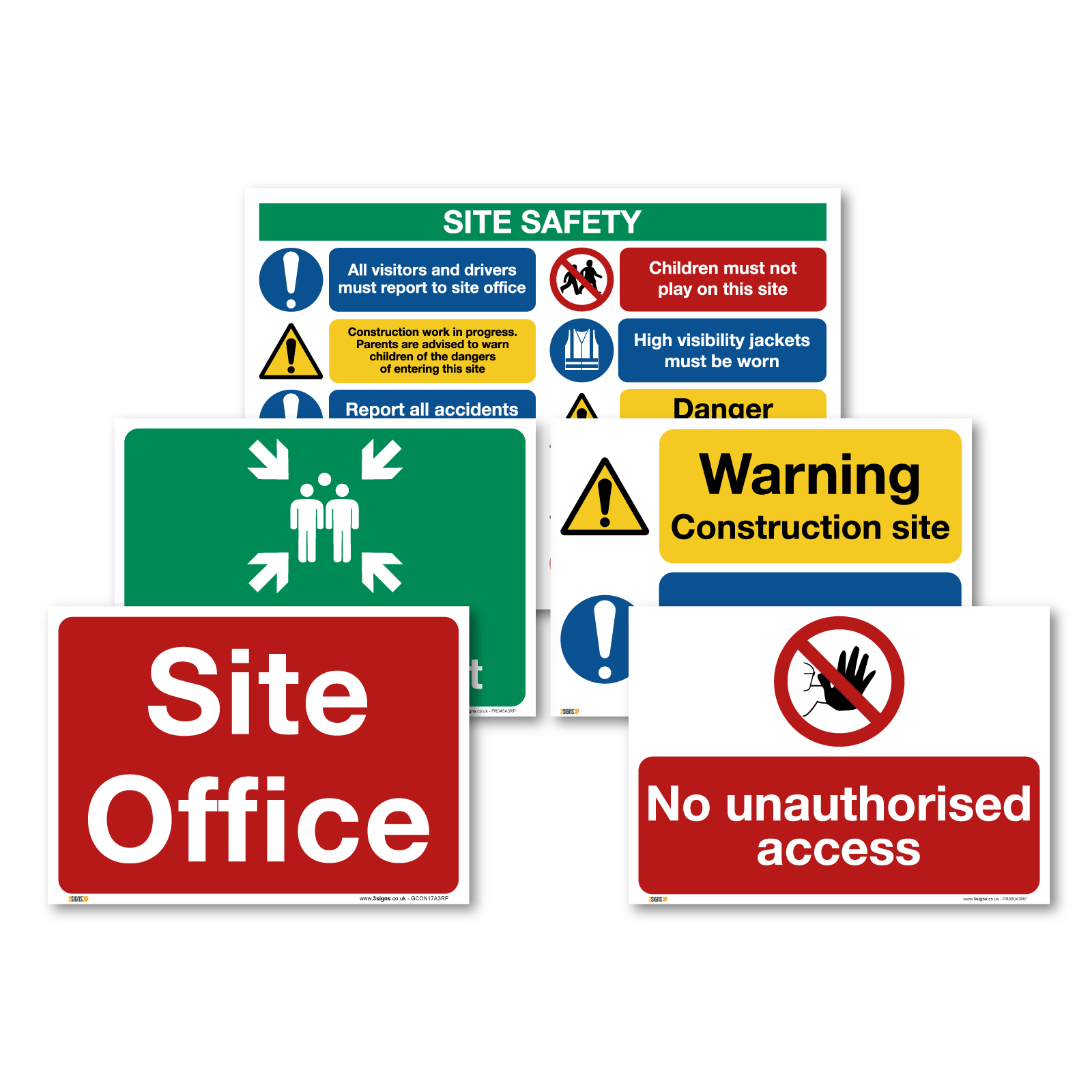 Construction Starter Pack – Site Safety Signs Kit for Construction ...