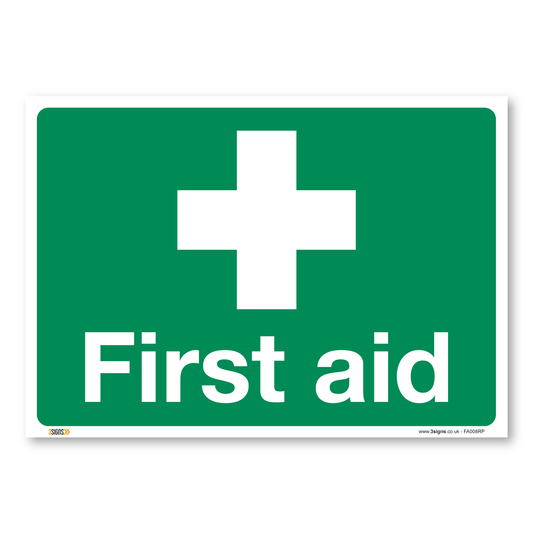 First Aid Construction Site Safety Signs Safety Sign