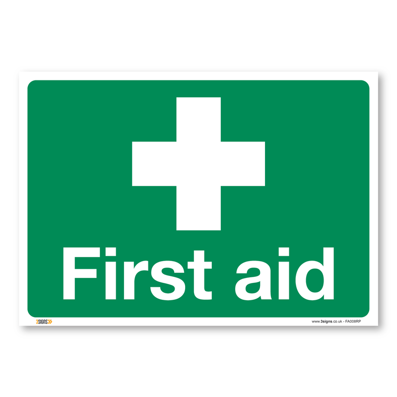 First Aid Construction Site Safety Signs Safety Sign