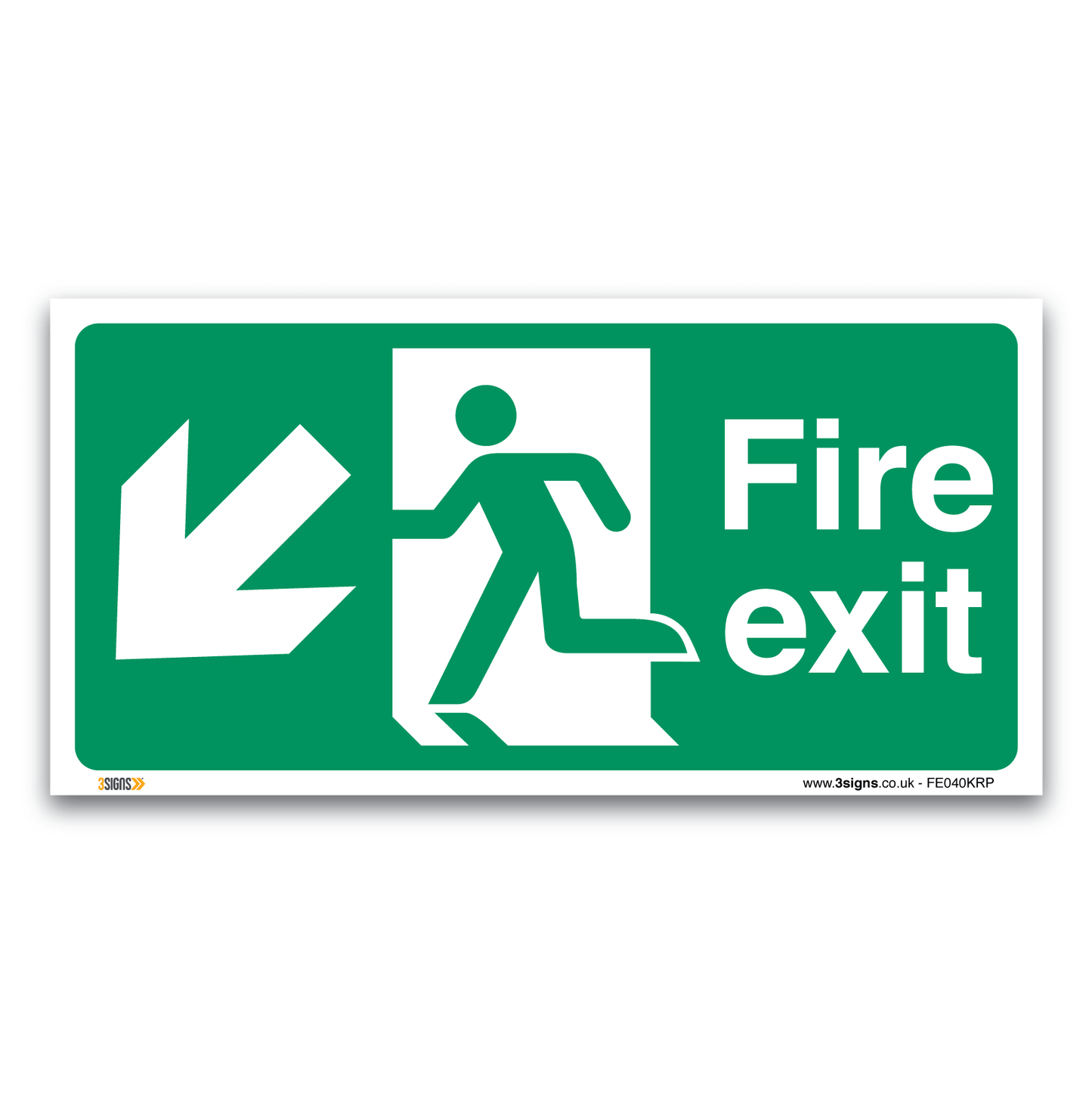 Fire Exit Safety Sign