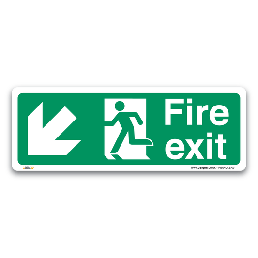 Fire Exit Safety Sign