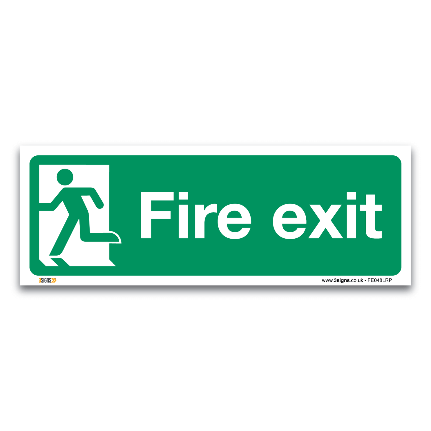 Fire Exit 2 Safety Sign