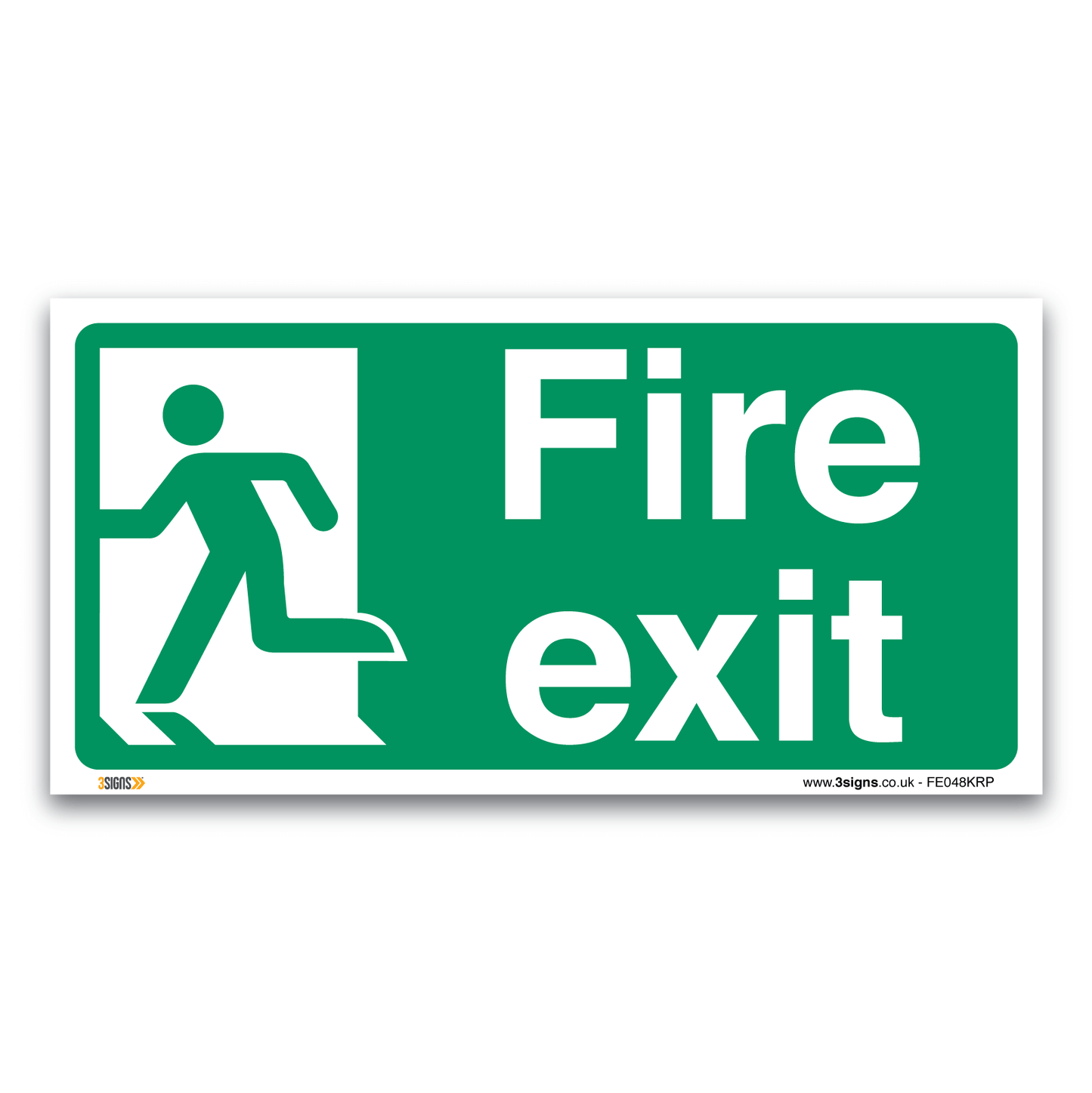 Fire Exit 2 Safety Sign
