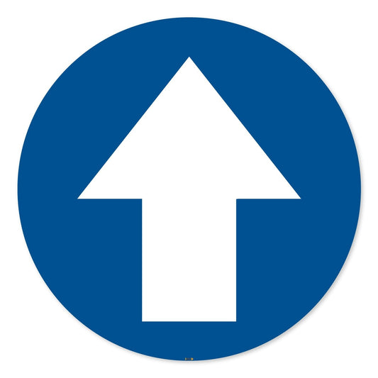Blue arrow sign, Floor Safety Markers, Anti-slip Vinyl Sticker, Safety Signs