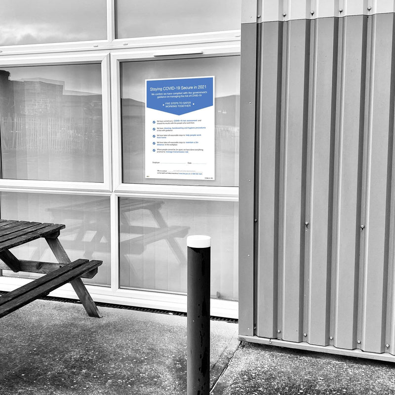 Virus Risk Assessment Poster Safety Sign