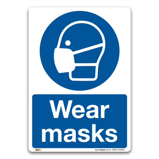 Wear Masks Safety Sign