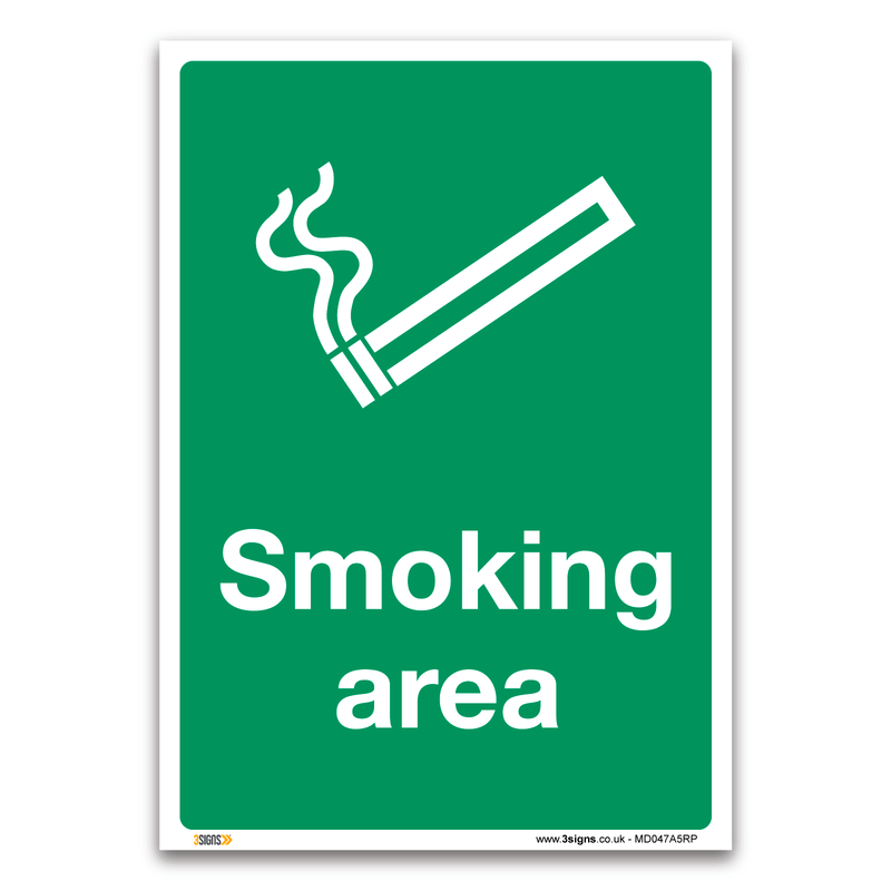 Electronic Cigarettes Allowed Safety Sign
