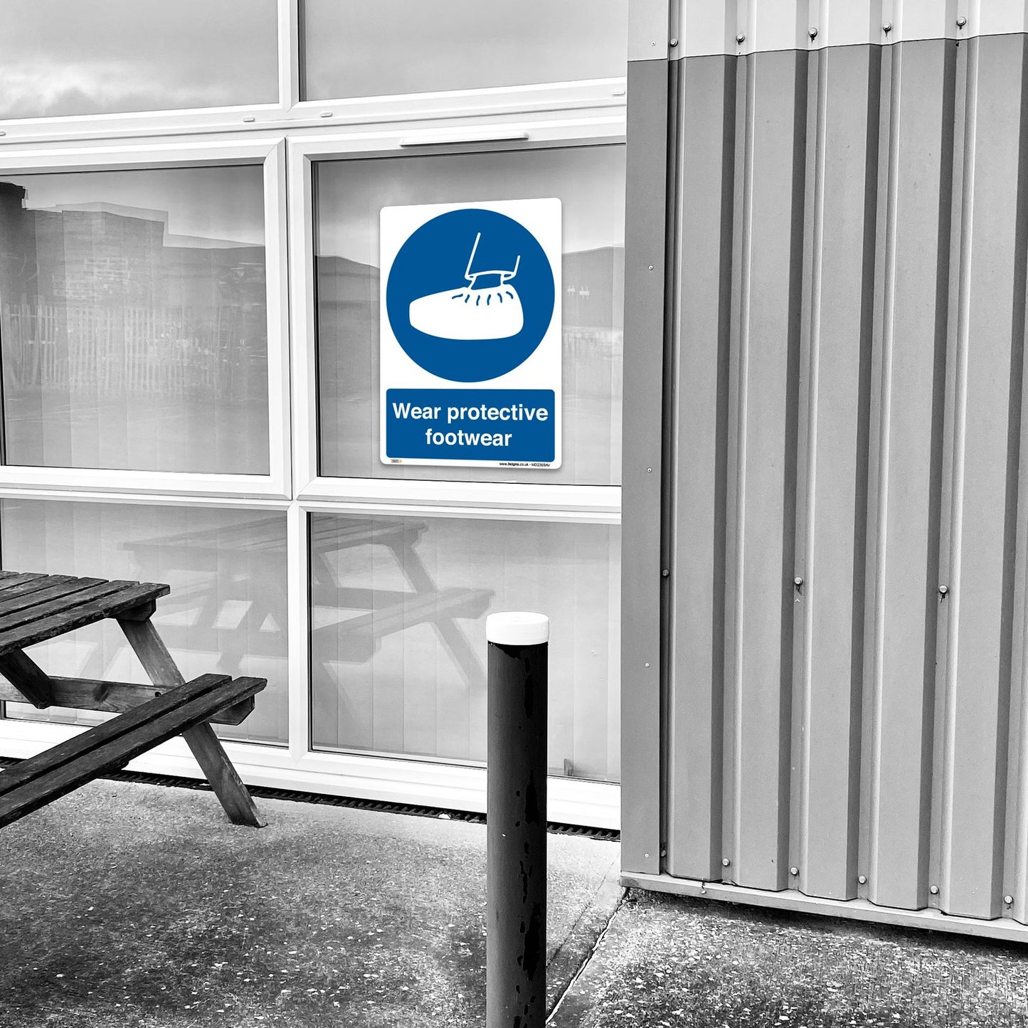 Wear Protective Footwear Safety Sign