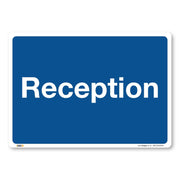 Reception Safety Sign