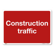 Construction Traffic Safety Sign