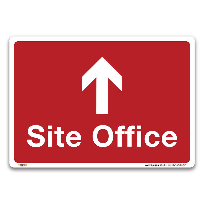 Site Office Safety Sign – 1mm Rigid Plastic