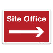 Site Office Safety Sign – 1mm Rigid Plastic