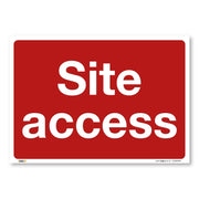Site Access Safety Sign