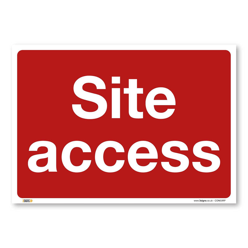 Site Access Safety Sign