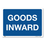 Goods Inward Safety Sign