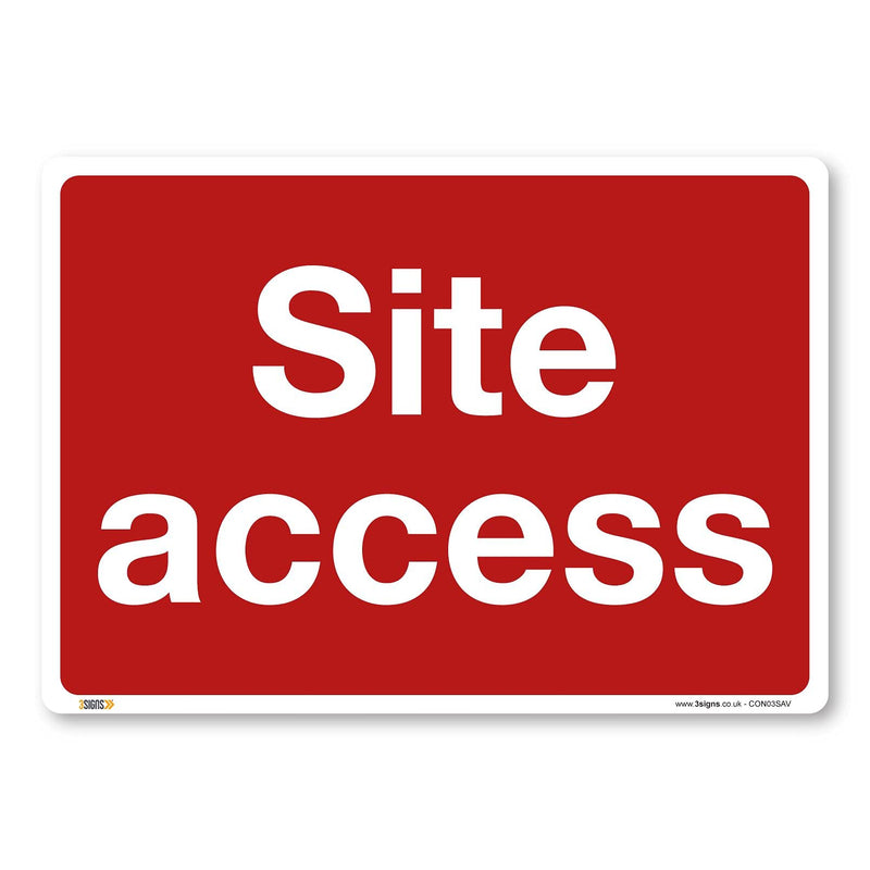 Site Access Safety Sign