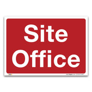 Site Office Safety Sign – 1mm Rigid Plastic