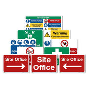 Construction Site Safety Sign Starter Pack – Set of 11