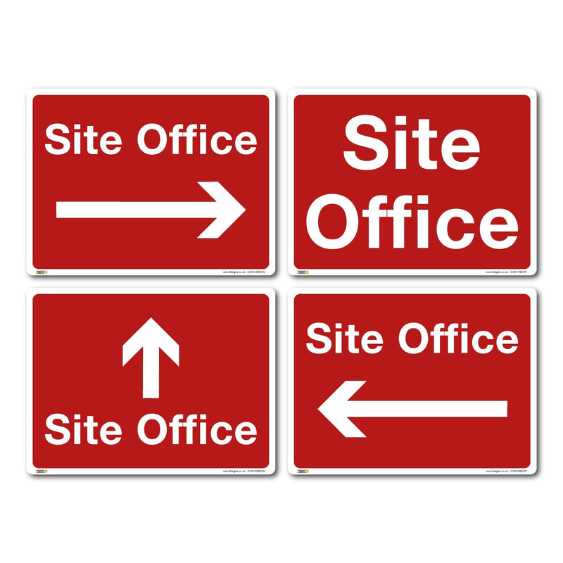 Site Office Safety Sign – 1mm Rigid Plastic