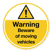 Beware of Moving Vehicles Floor Marker – Anti-slip Vinyl