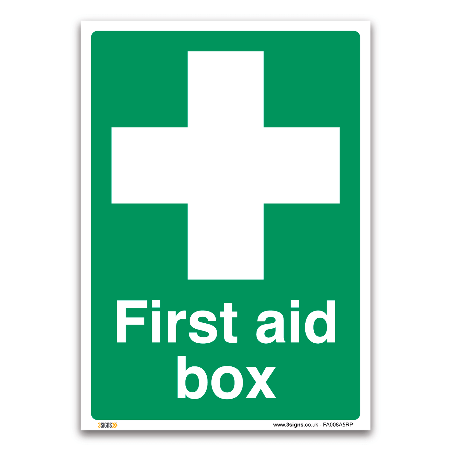First Aid Box Safety Sign
