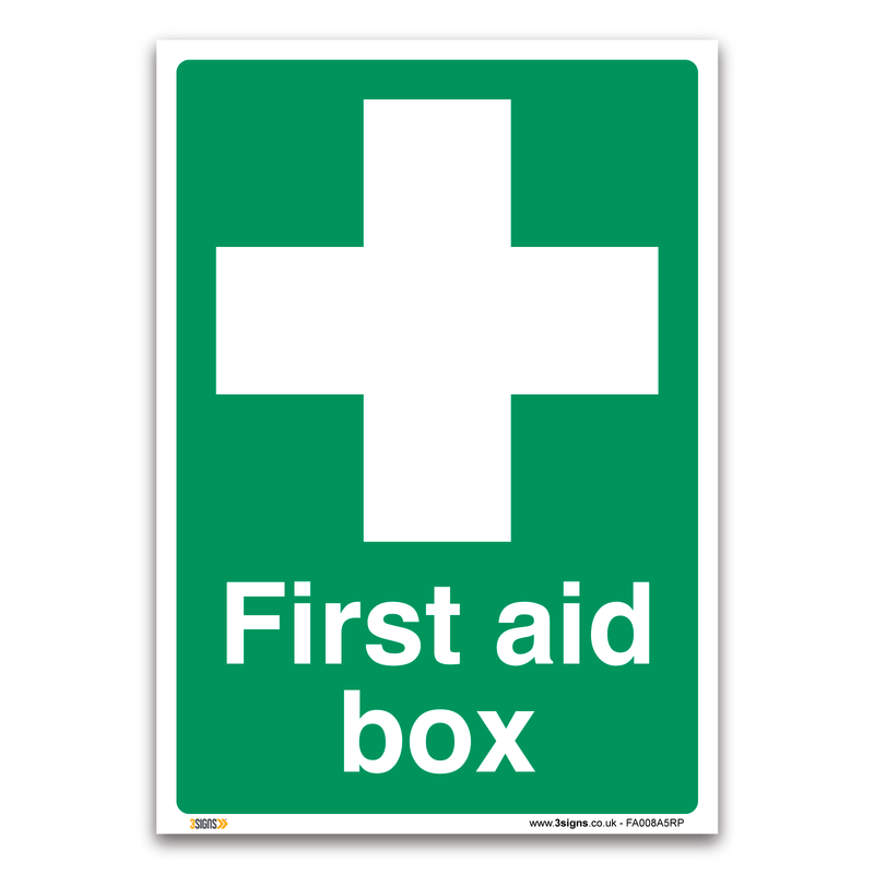 First Aid Box Safety Sign