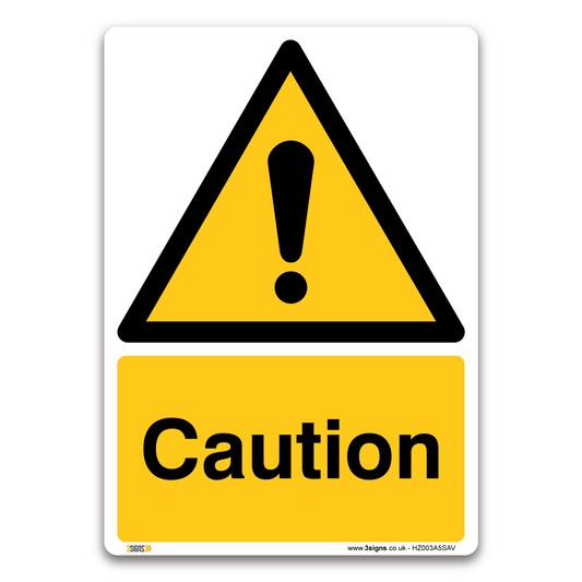Caution – Education & Public Sector – Sign