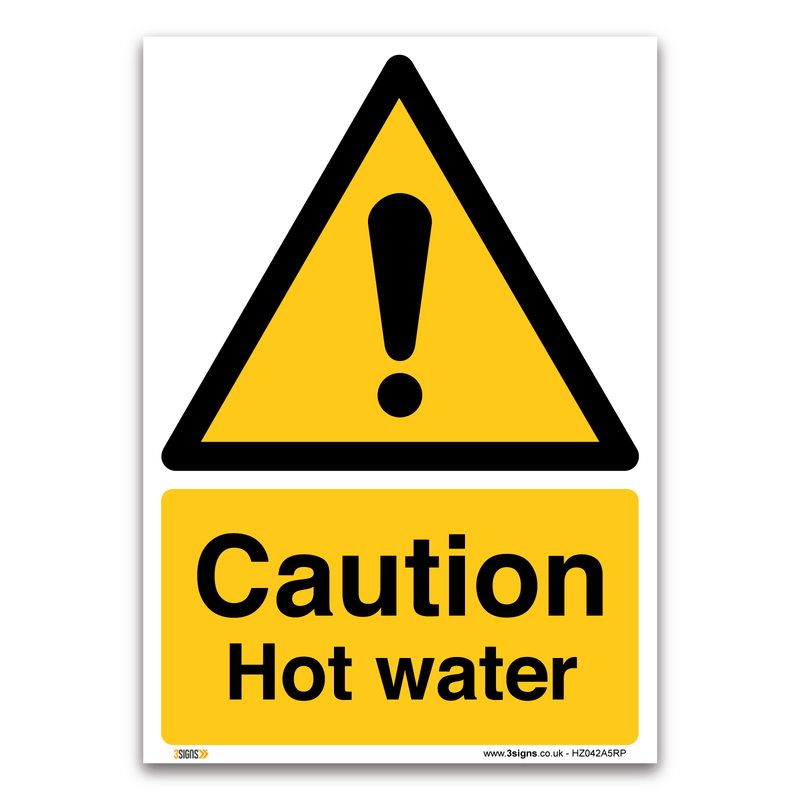 Caution Hot Surface Safety Sign