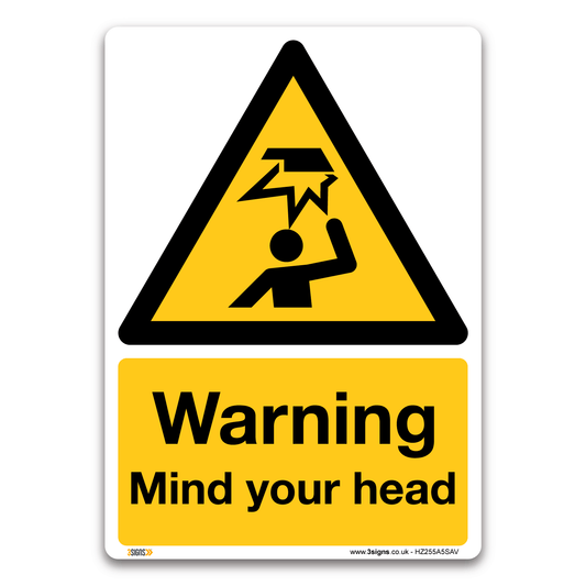 Warning Mind Head Safety Sign