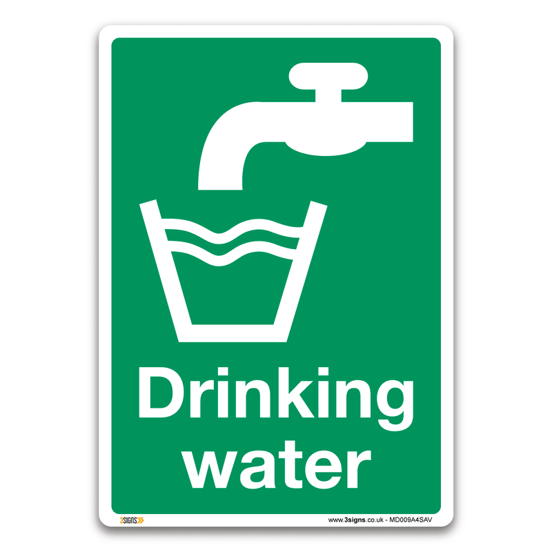 Drinking Water Safety Sign Health And Safety Information Signs