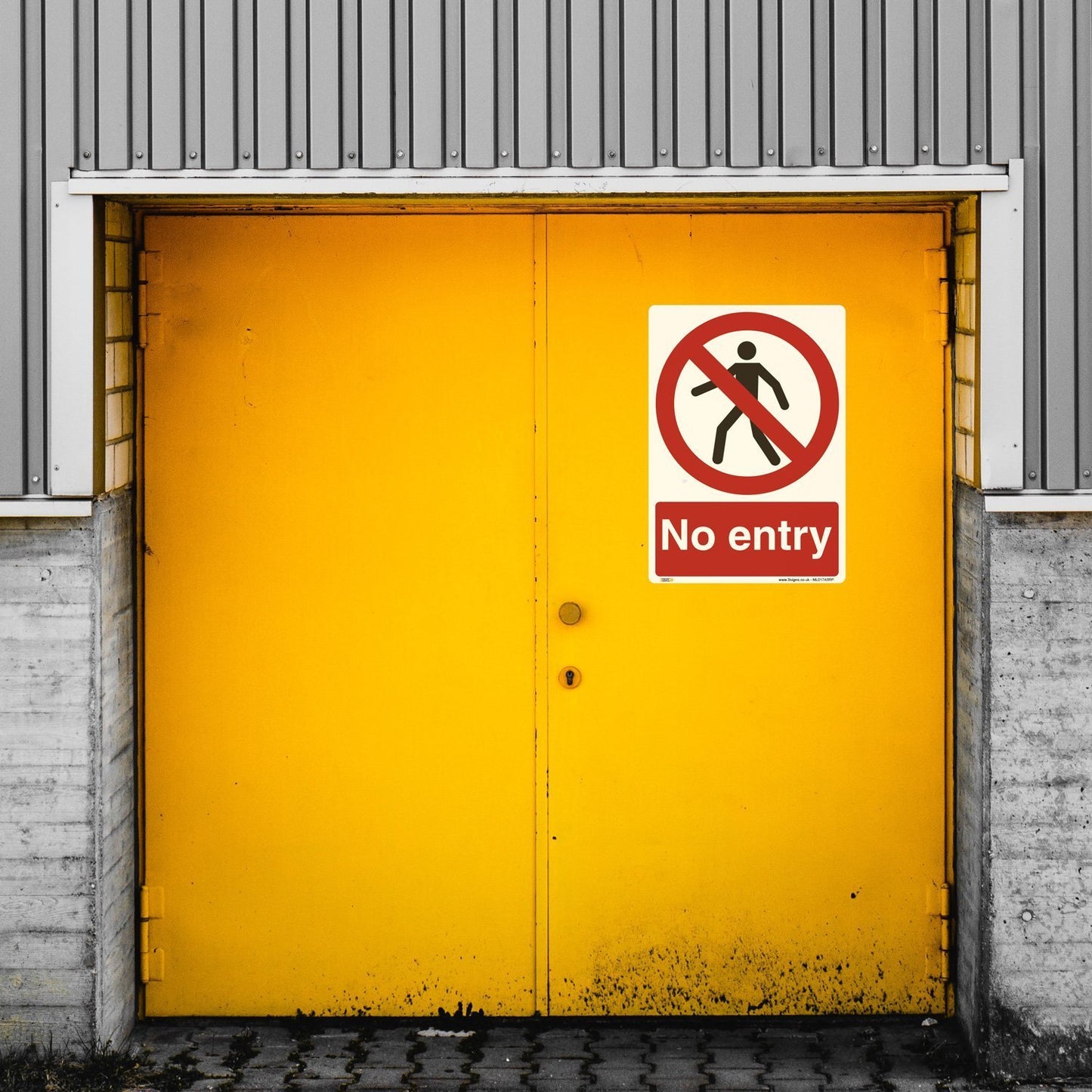 Protect Your Workplace with Clear and Compliant No Entry Signs