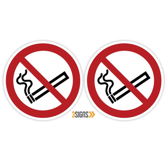 No Smoking symbol sign, Health and Safety Prohibition Signs