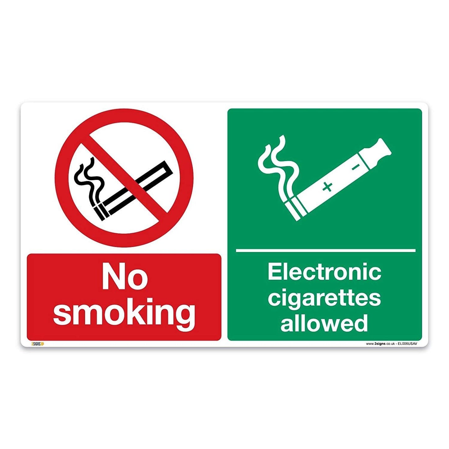 No Smoking Electronic Cigarettes Allowed Safety Sign Health And Safety Signs
